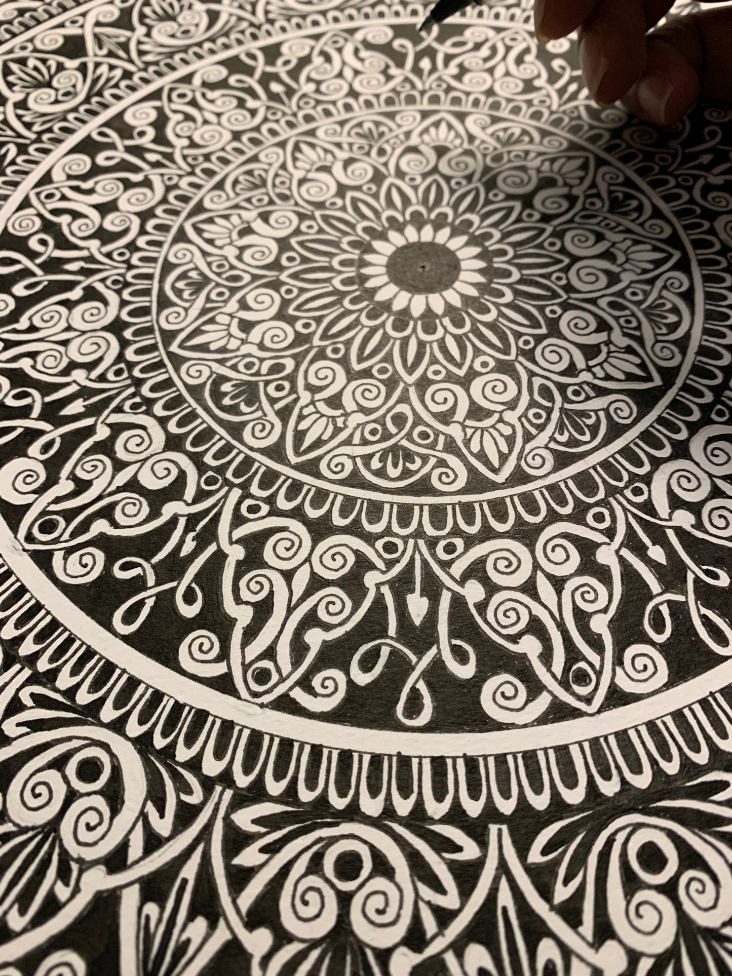 Black and White Mandala