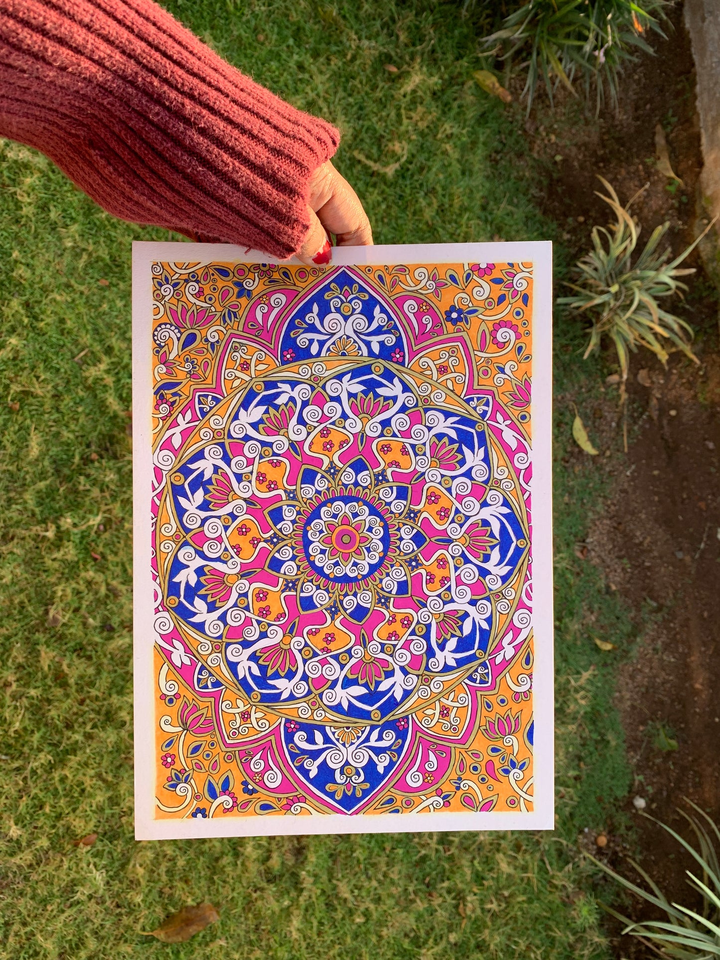 Blue Wonder Mandala