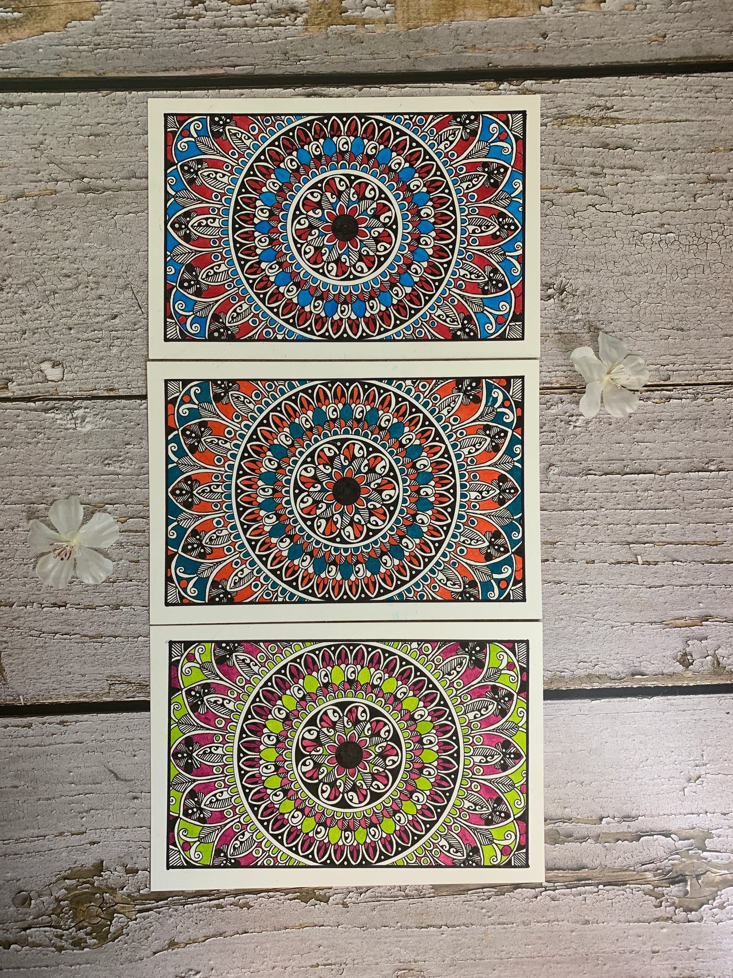 Color Explosion Mandala Set