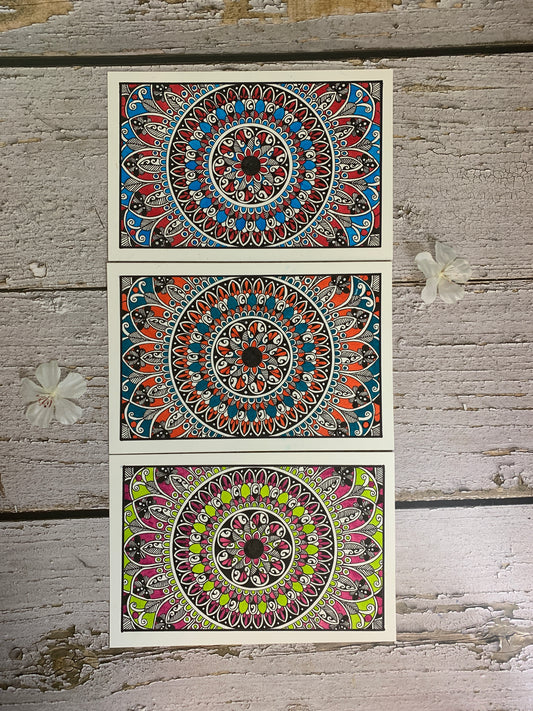 Color Explosion Mandala Set