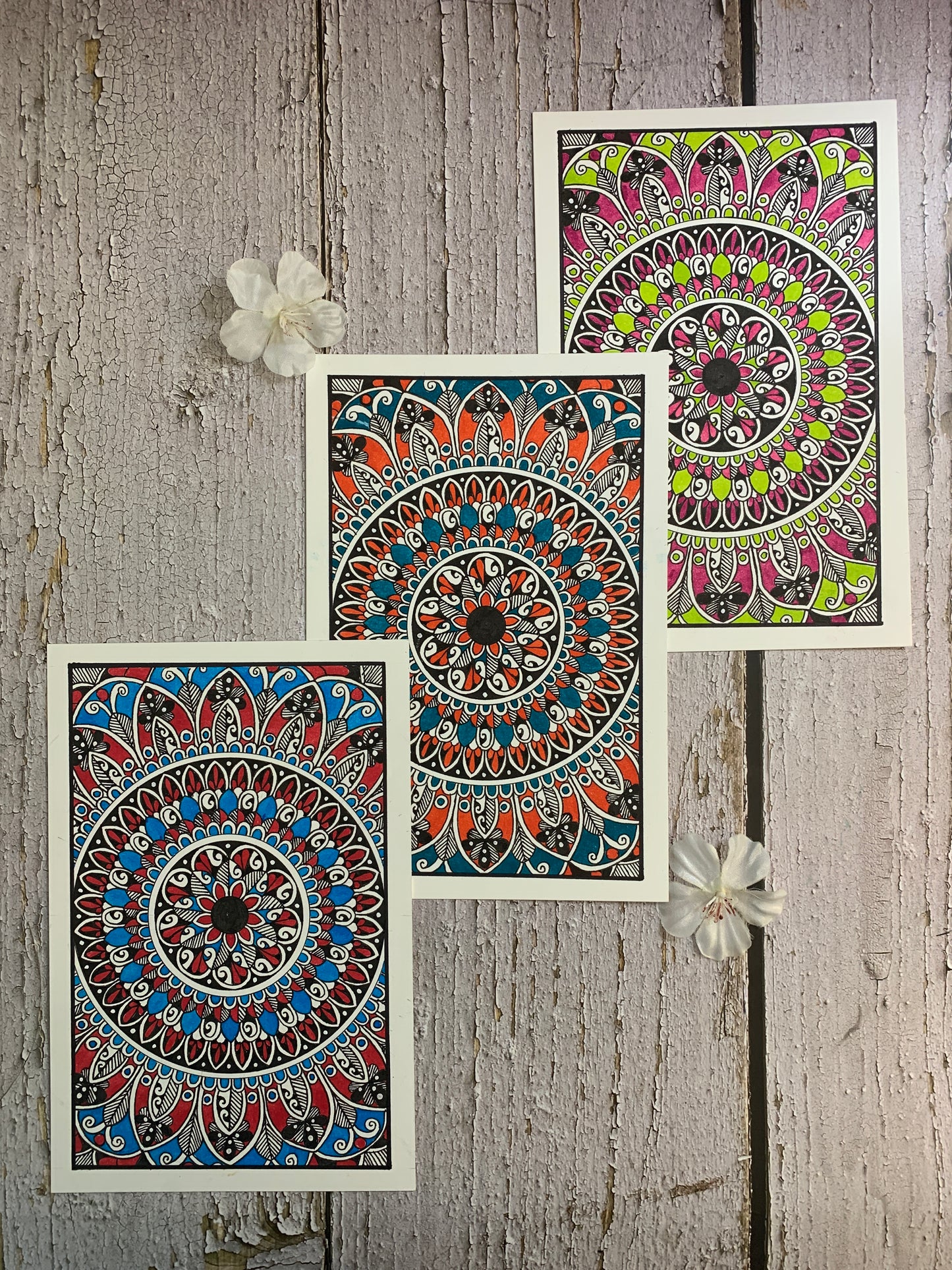 Color Explosion Mandala Set