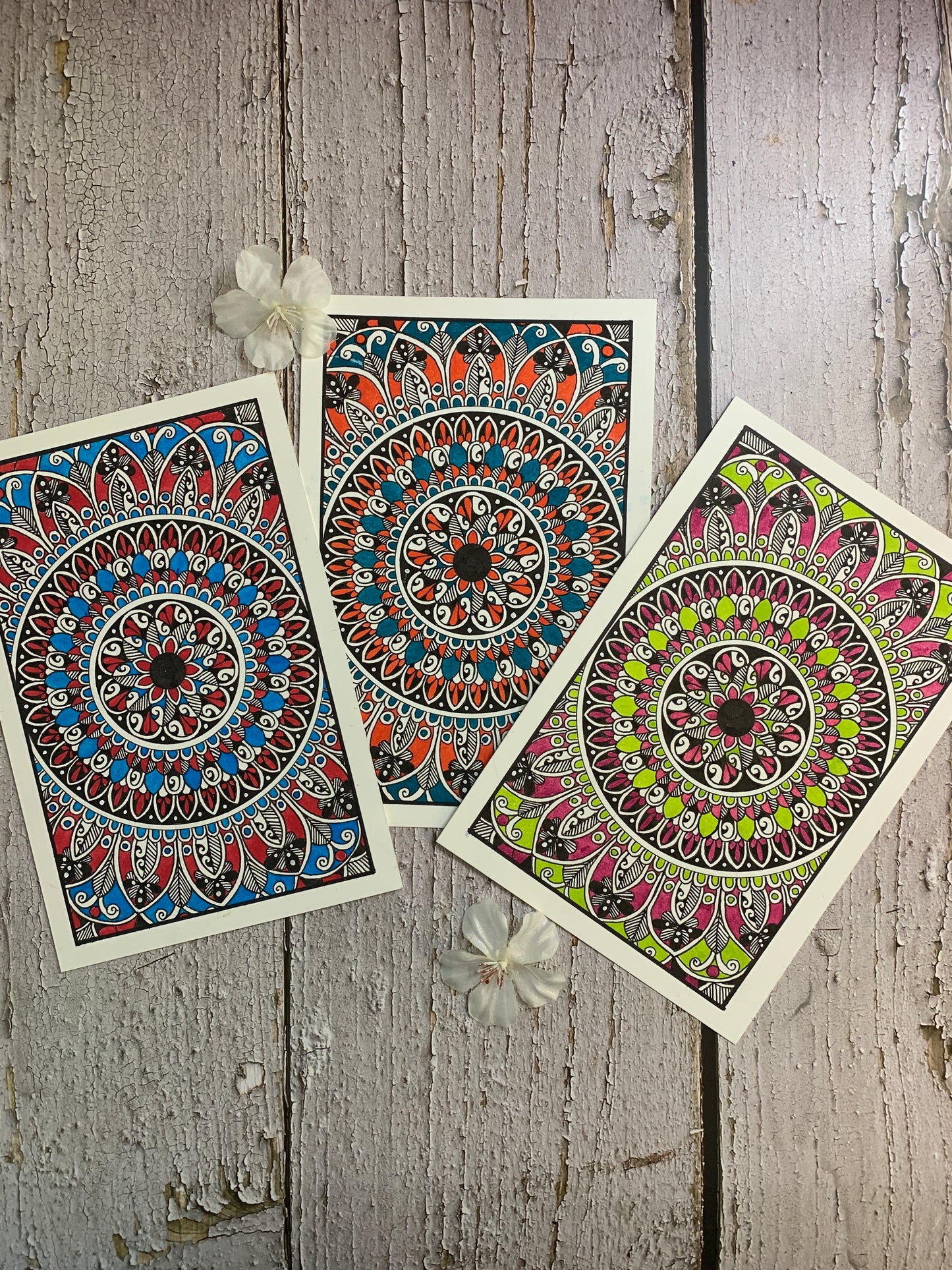 Color Explosion Mandala Set