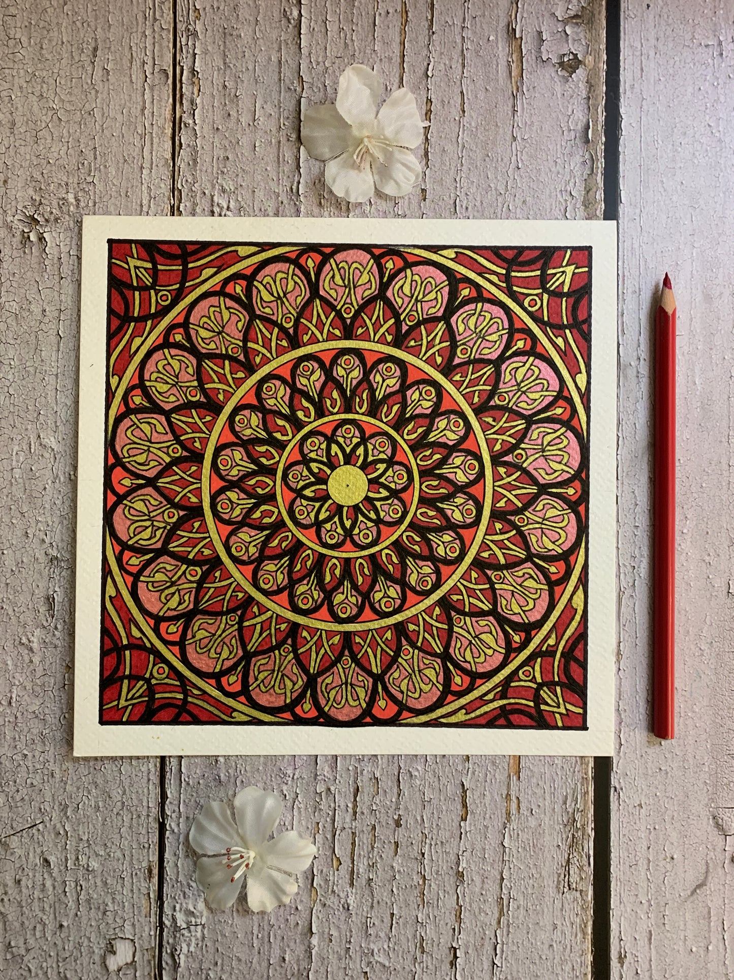 Dagoba Red Mandala