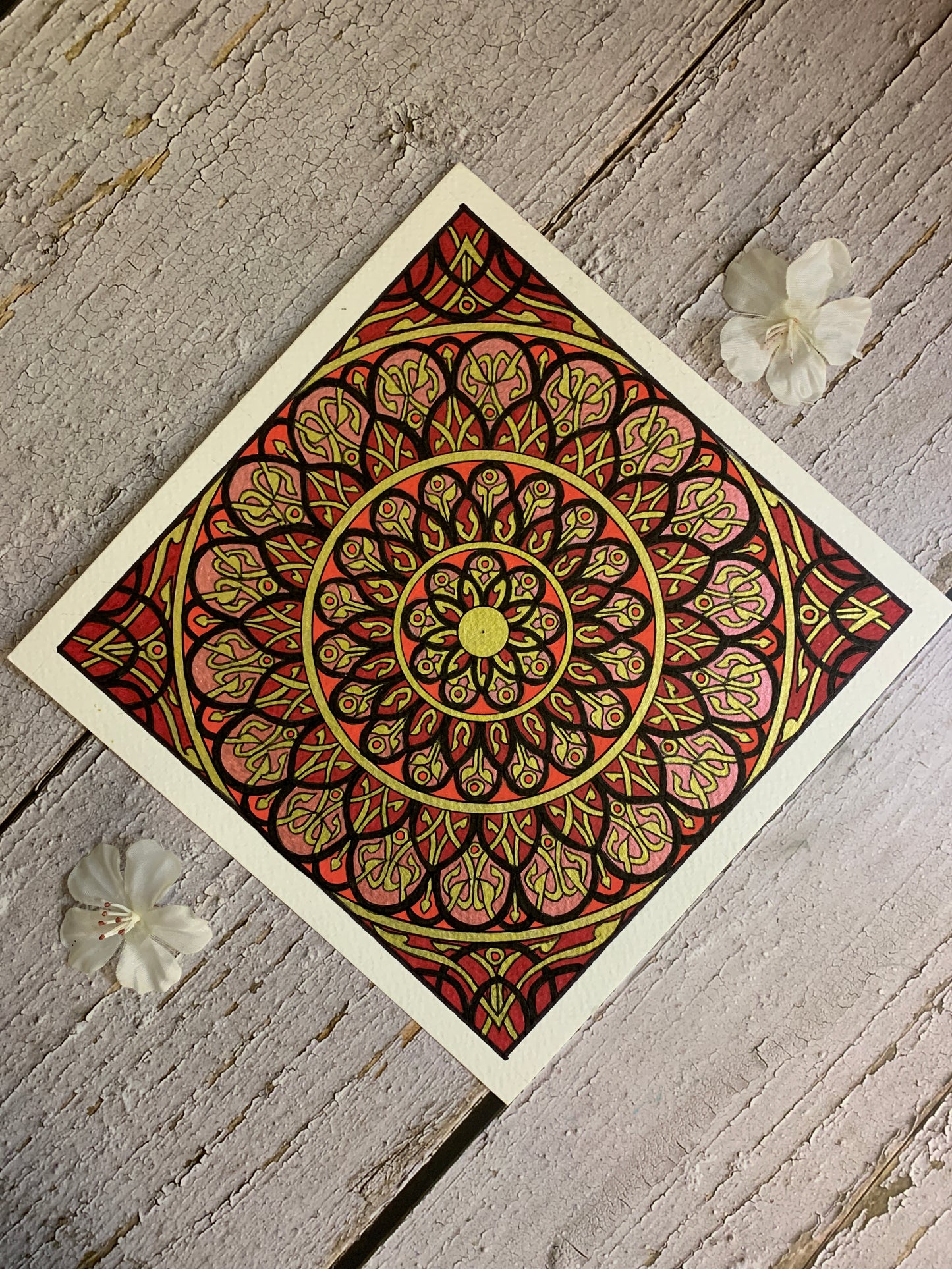 Dagoba Red Mandala