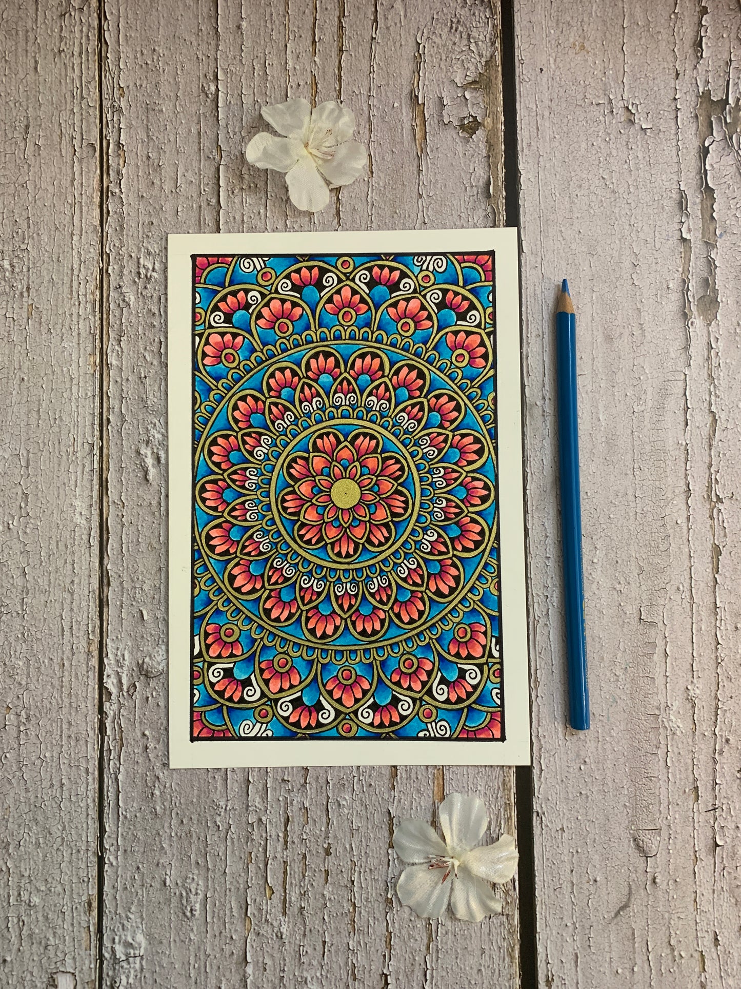 Esha Blue Mandala