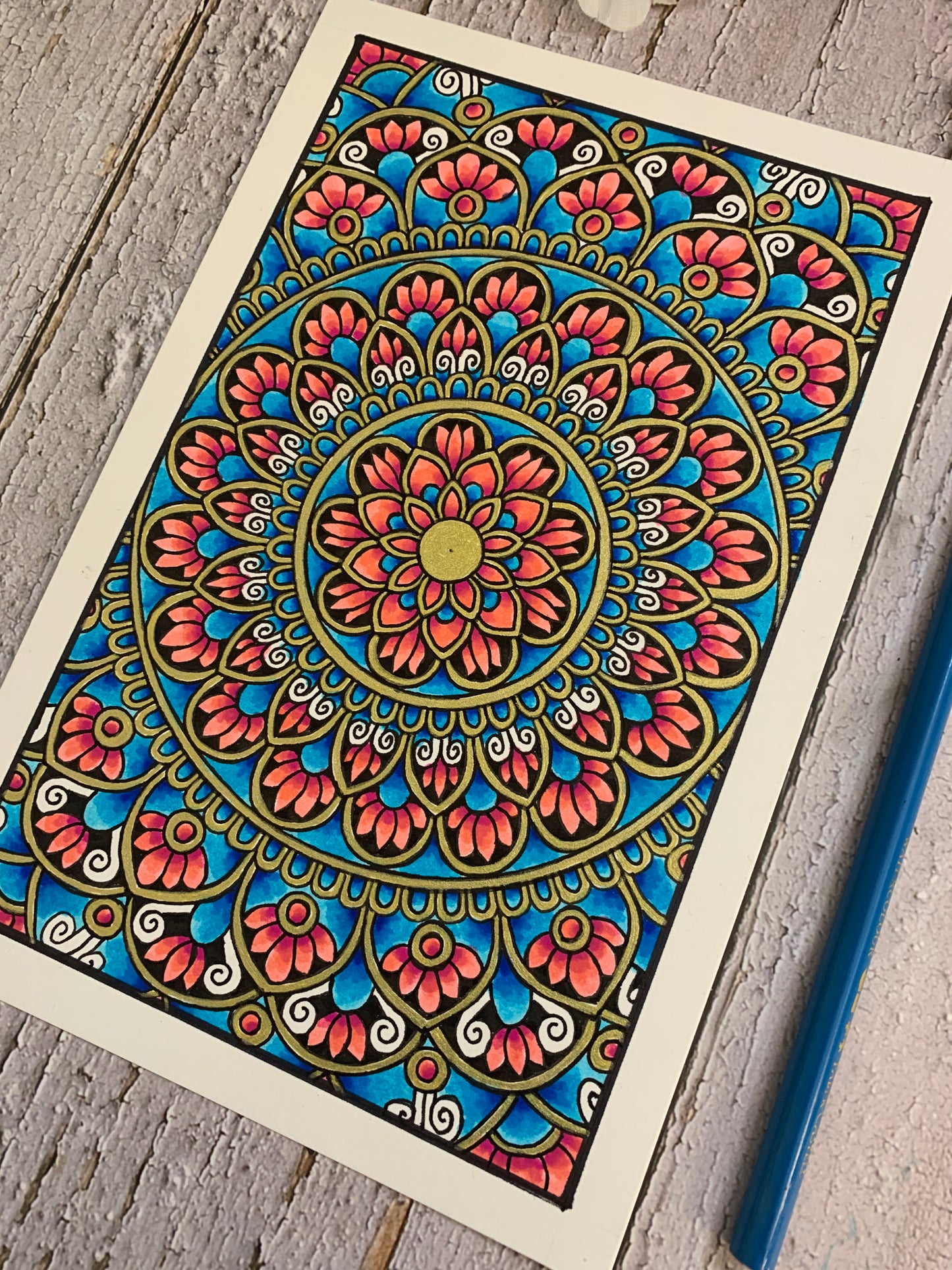 Esha Blue Mandala