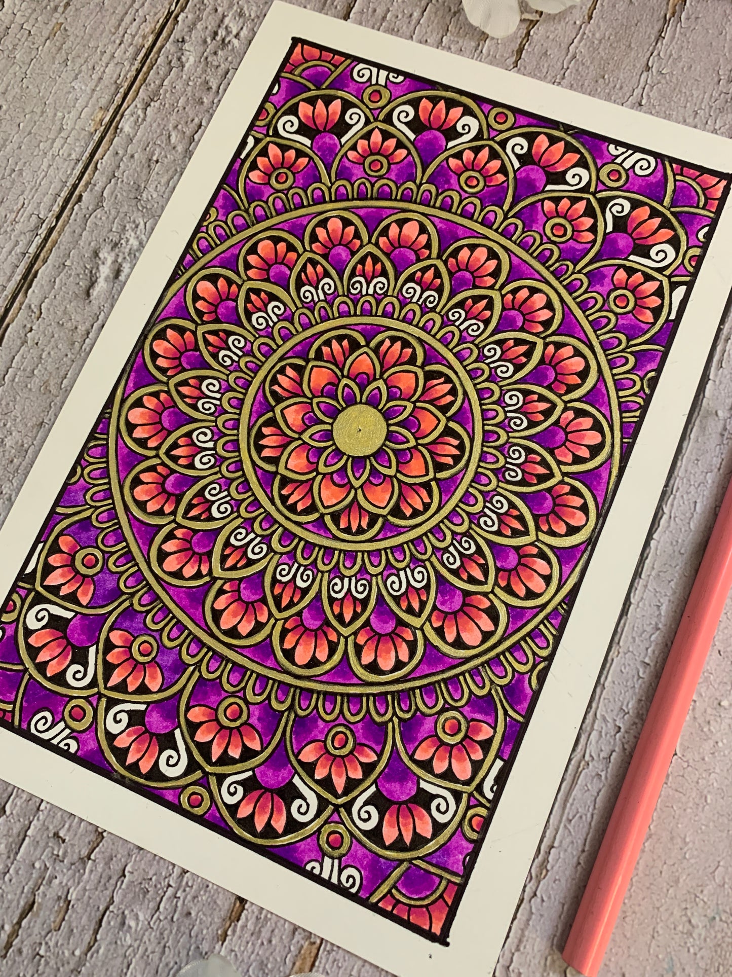 Esha Purple Mandala