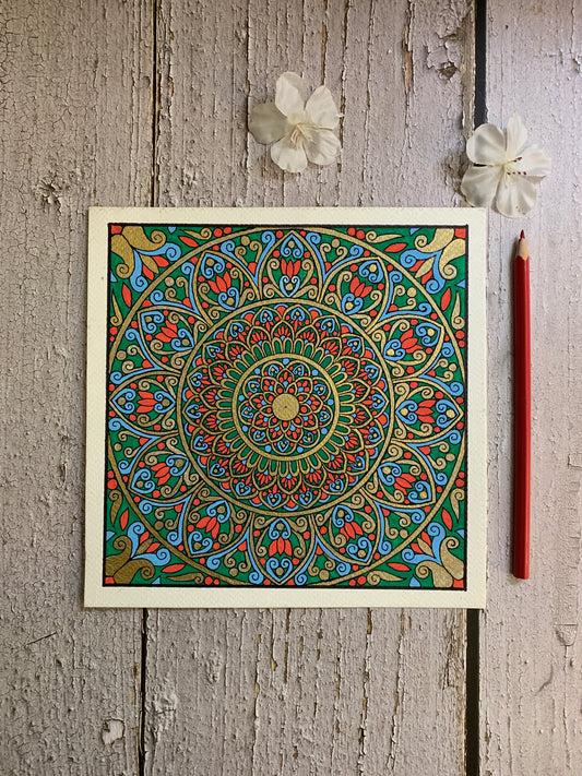 Gadot Red Mandala