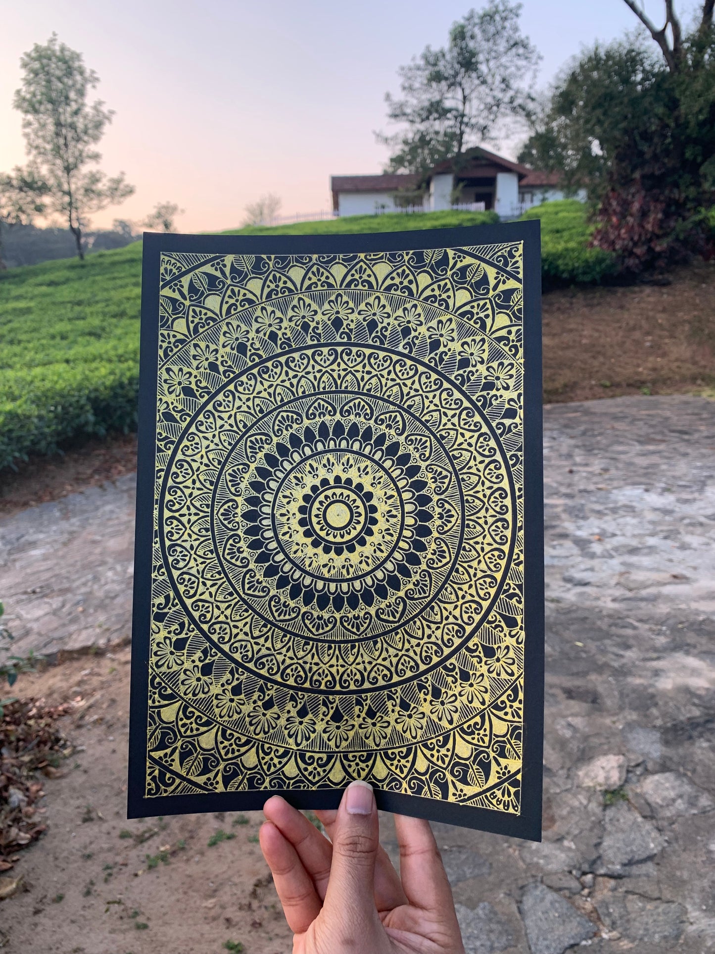 Gold Spot Mandala