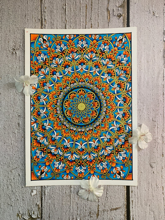 Velvet Blue Mandala