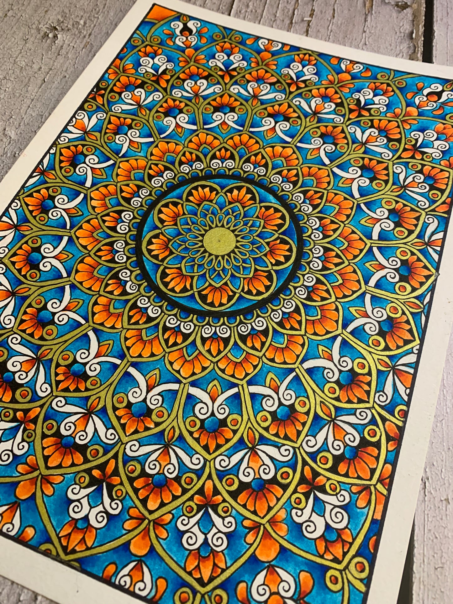 Velvet Blue Mandala