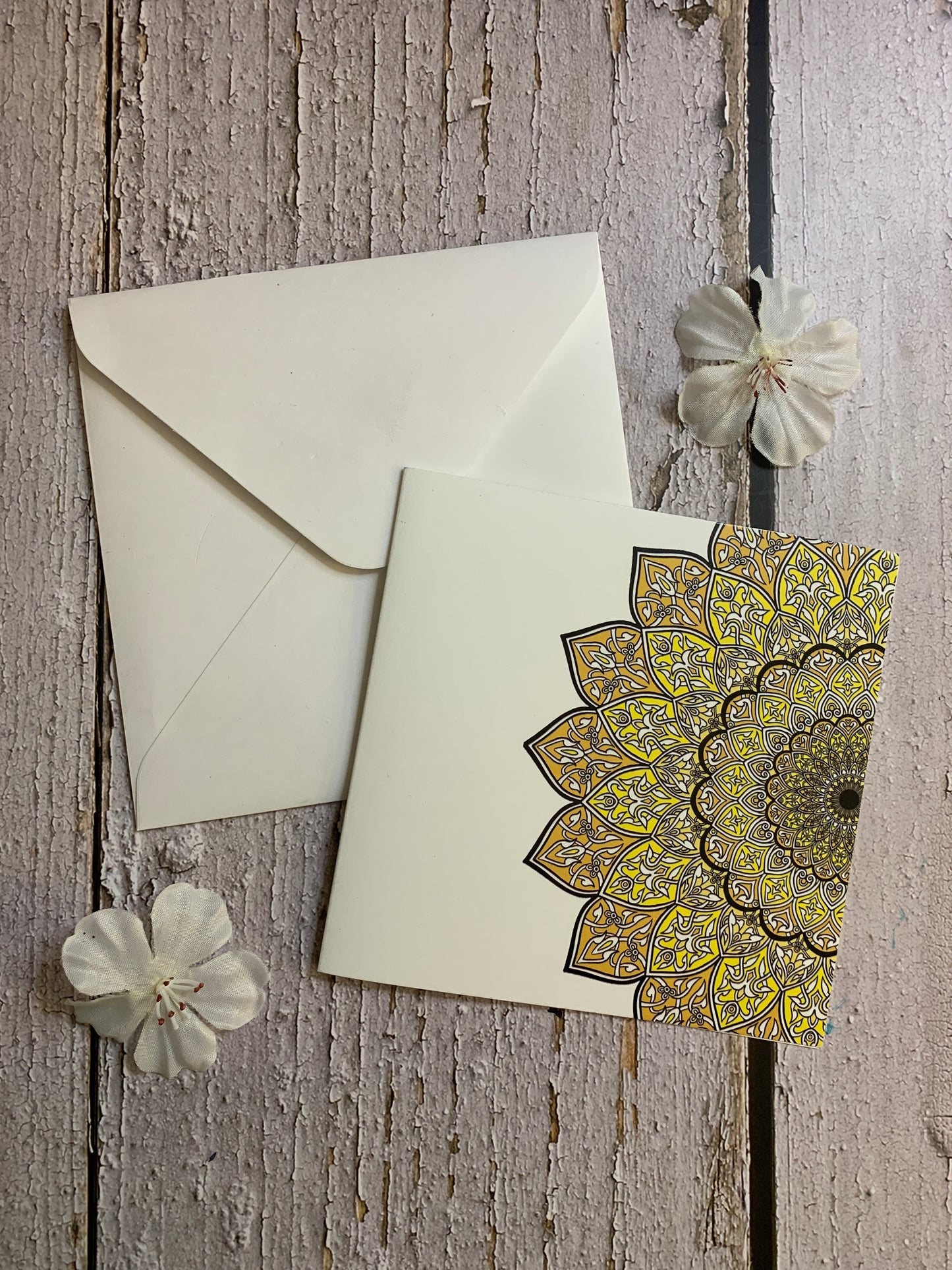 Lemon Flower Greeting Card