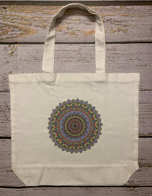 Love and Joy Cotton Tote Bag