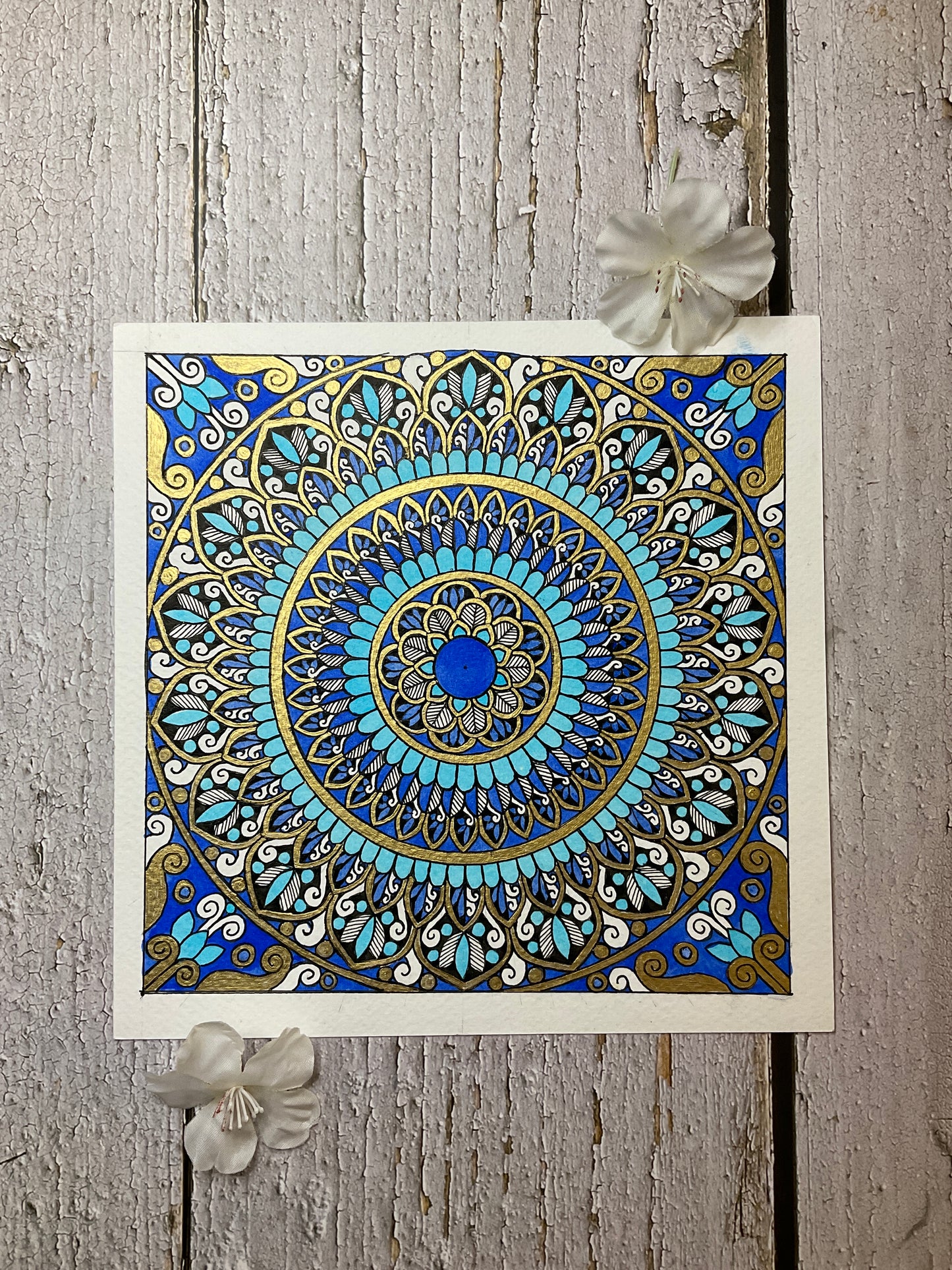 Mandela Blue Mandala