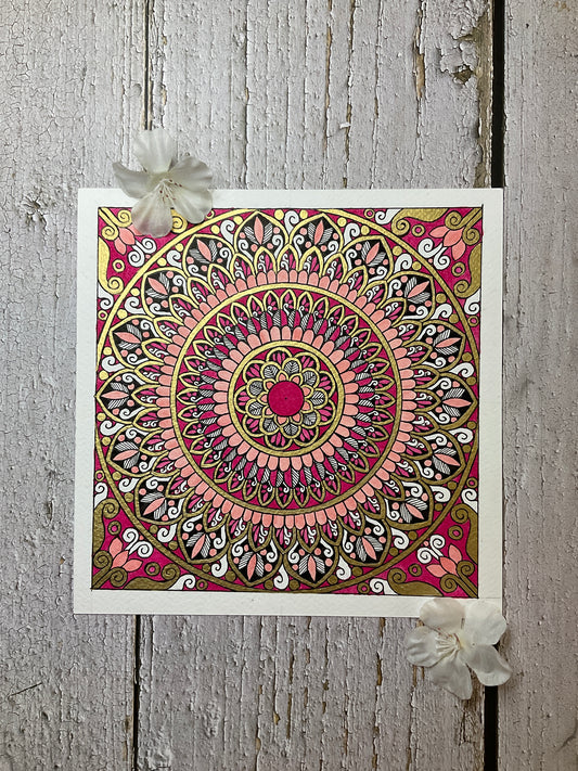 Mandela Pink Mandala