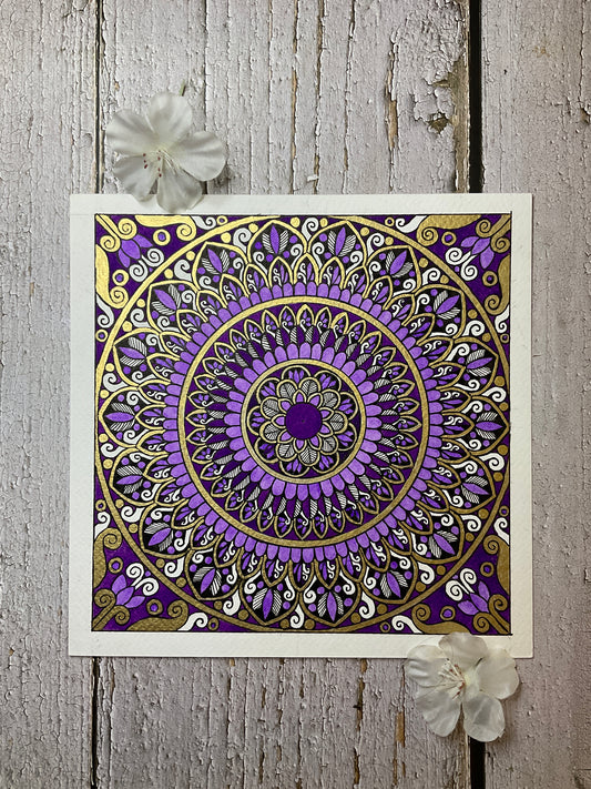 Mandela Purple Mandala