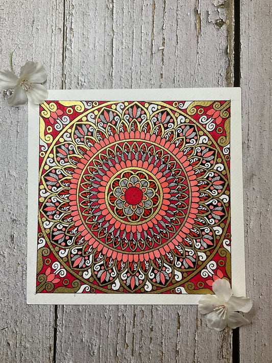 Mandela Red Mandala