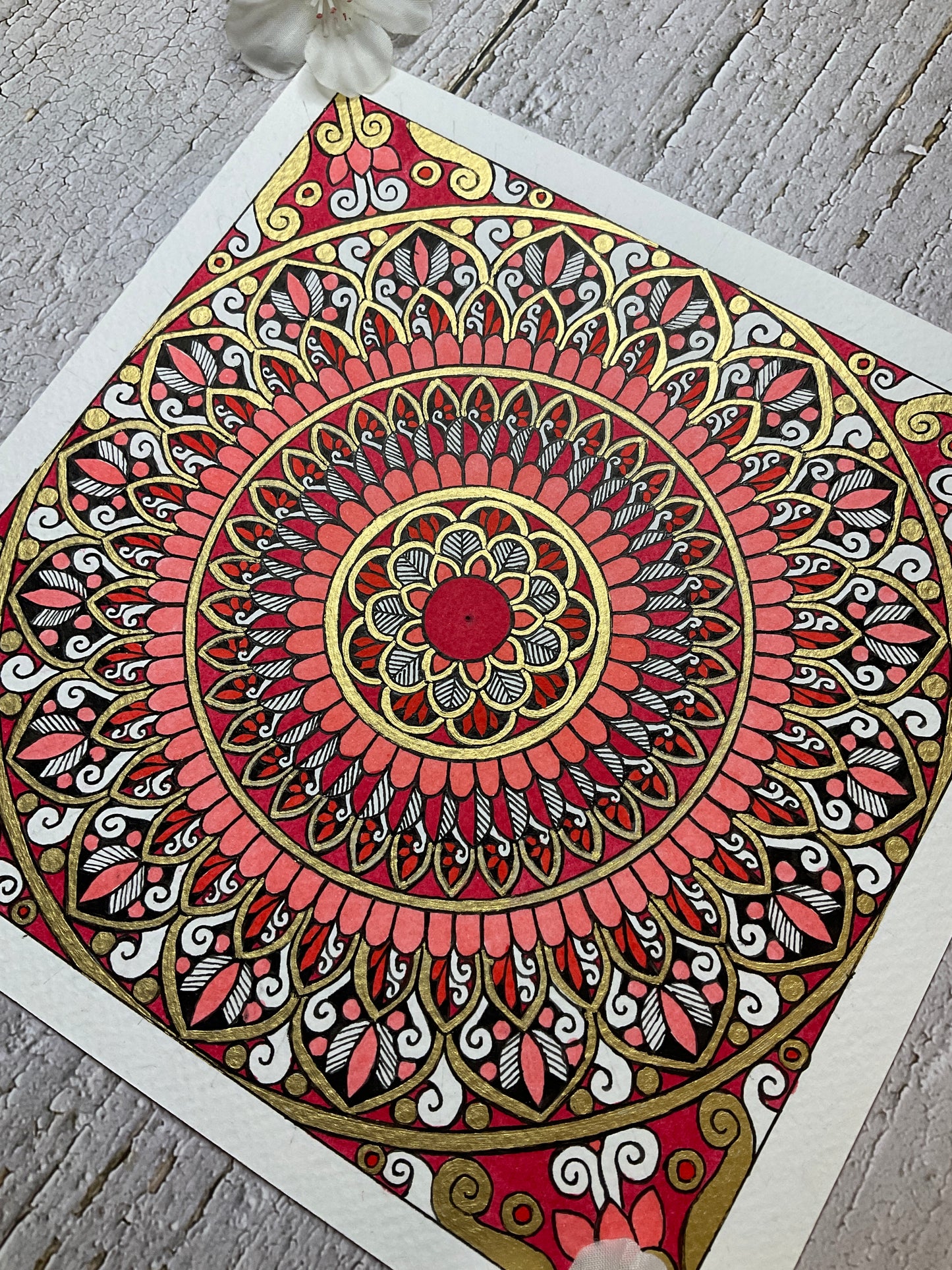 Mandela Red Mandala