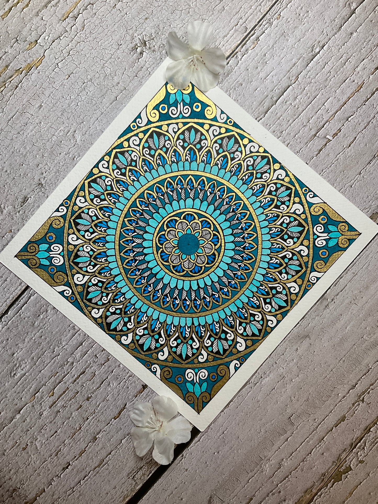 Mandela Teal Mandala