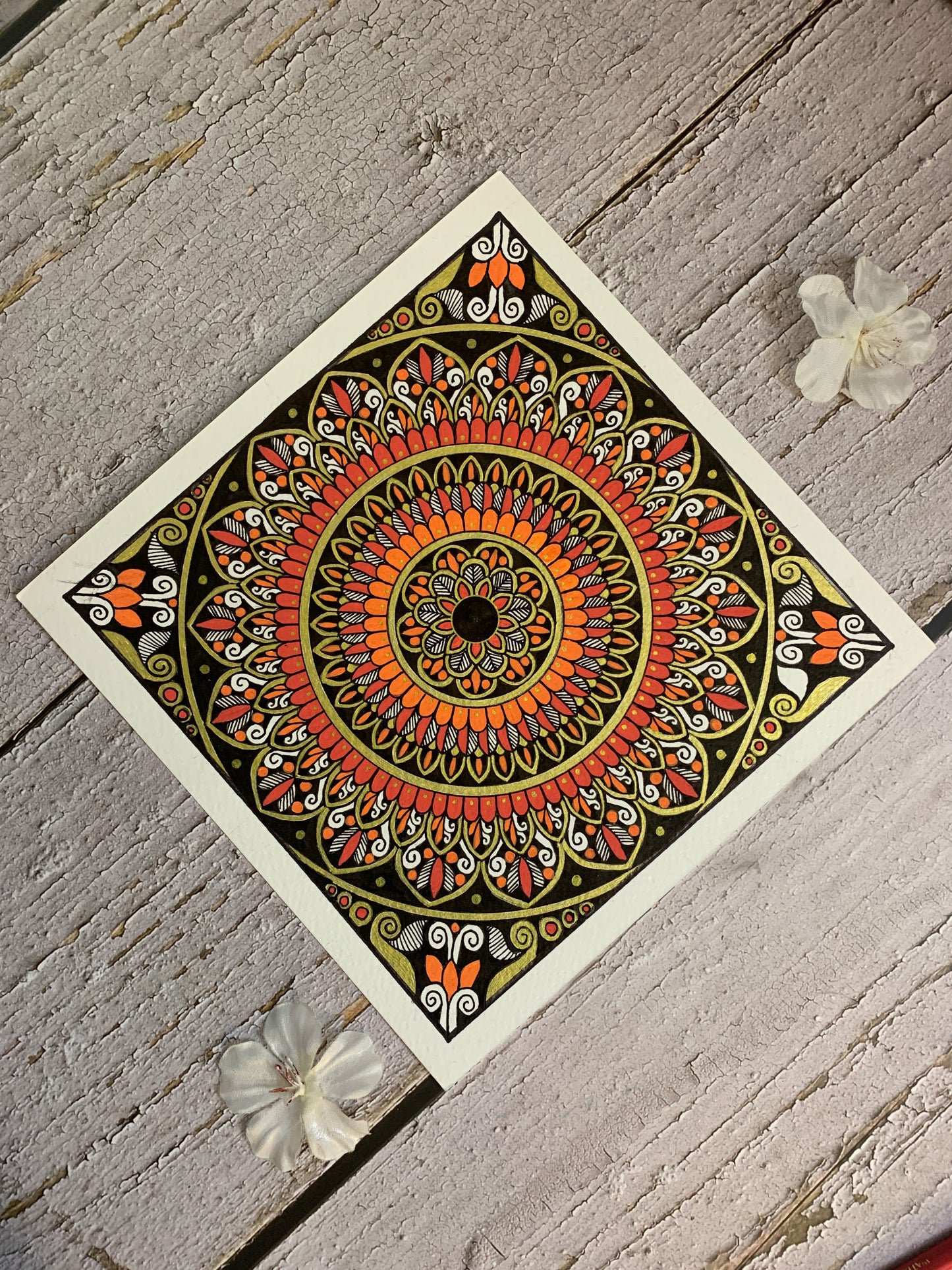 Meena Orange Mandala