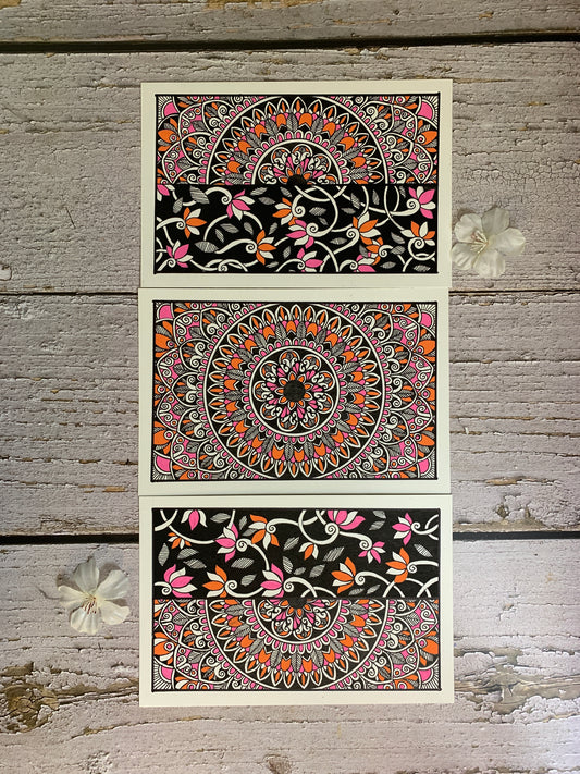 Oranges & Pinks Mandala Set