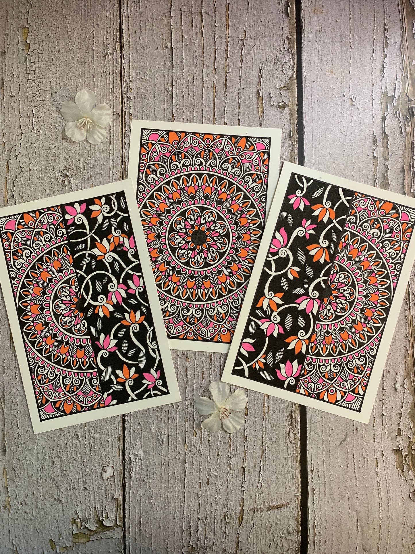 Oranges & Pinks Mandala Set