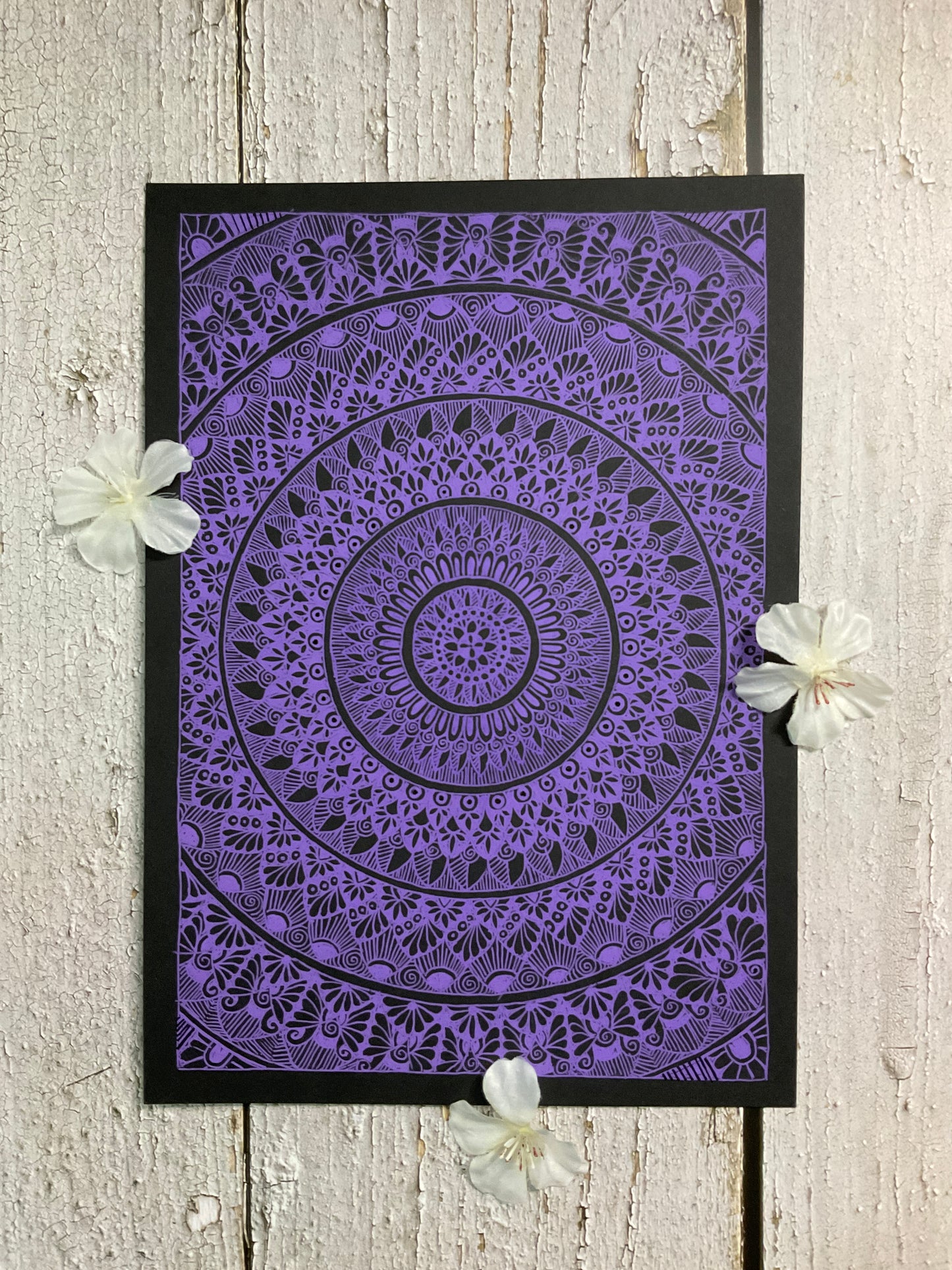 Purple Heart Mandala