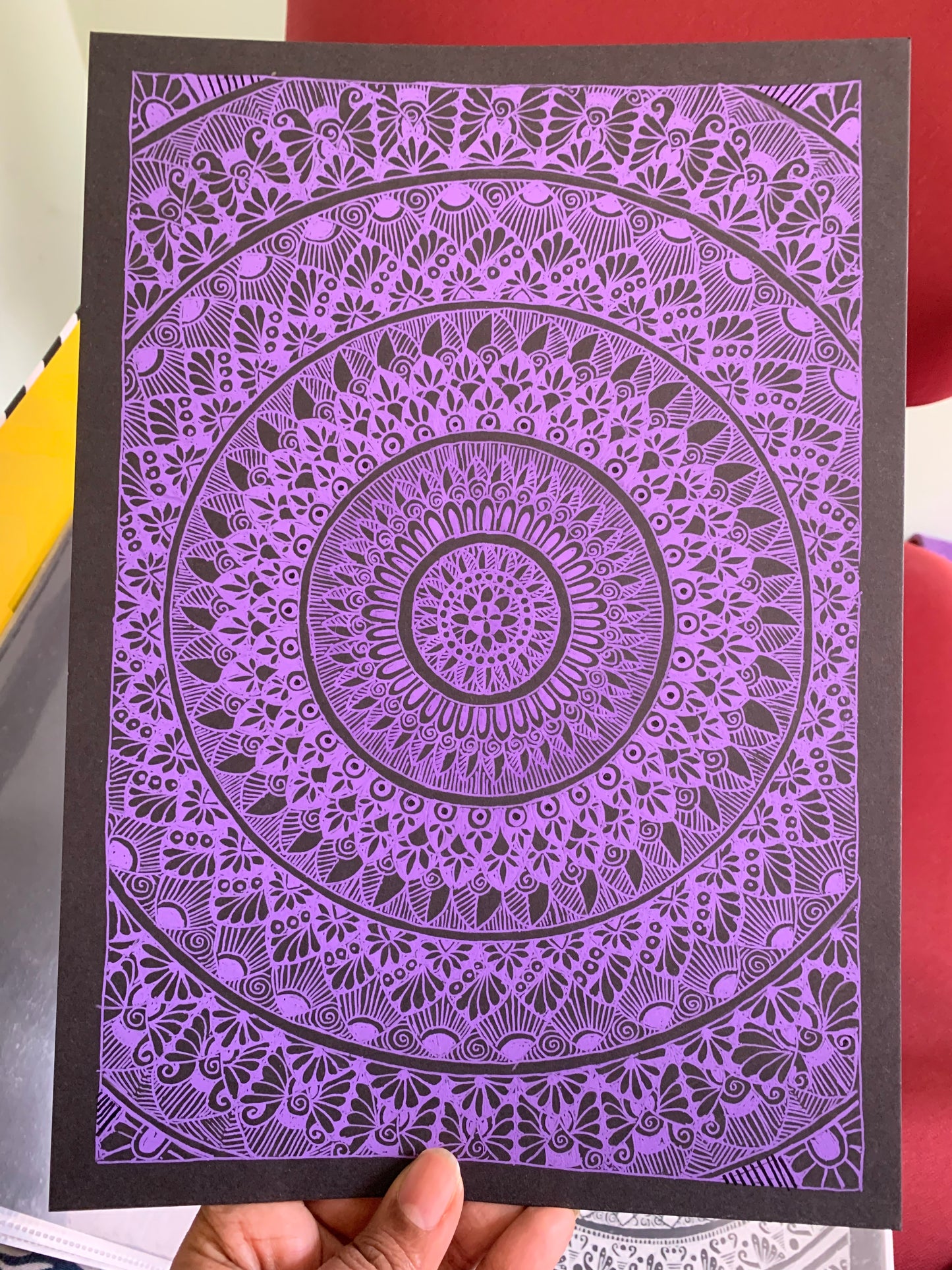 Purple Heart Mandala