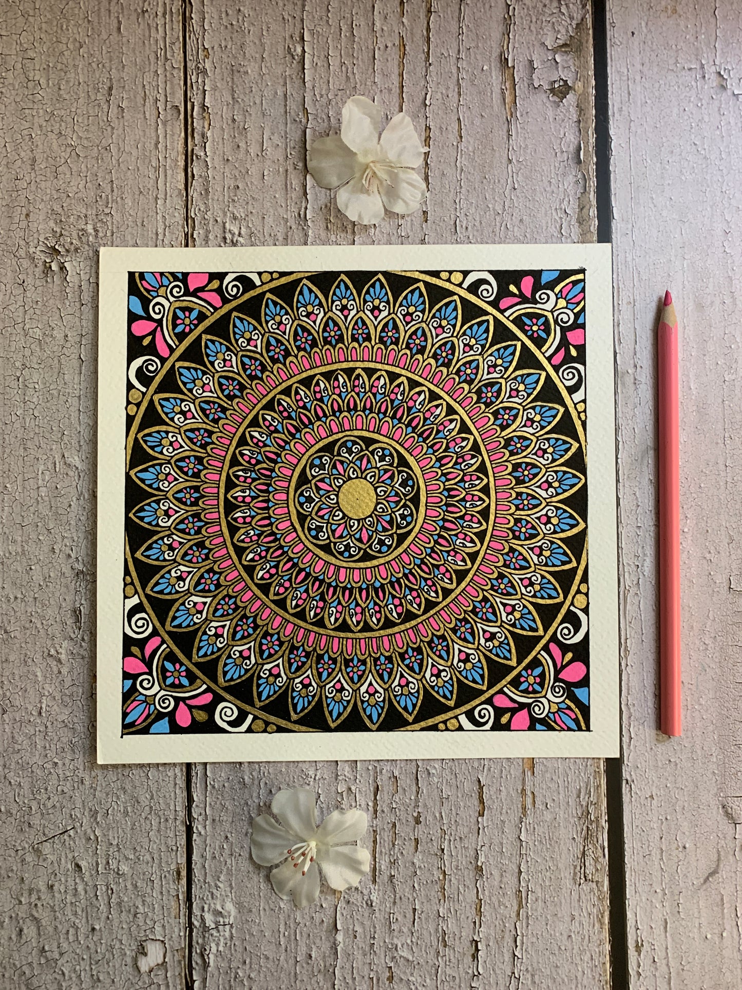 Vasantha Pink Mandala