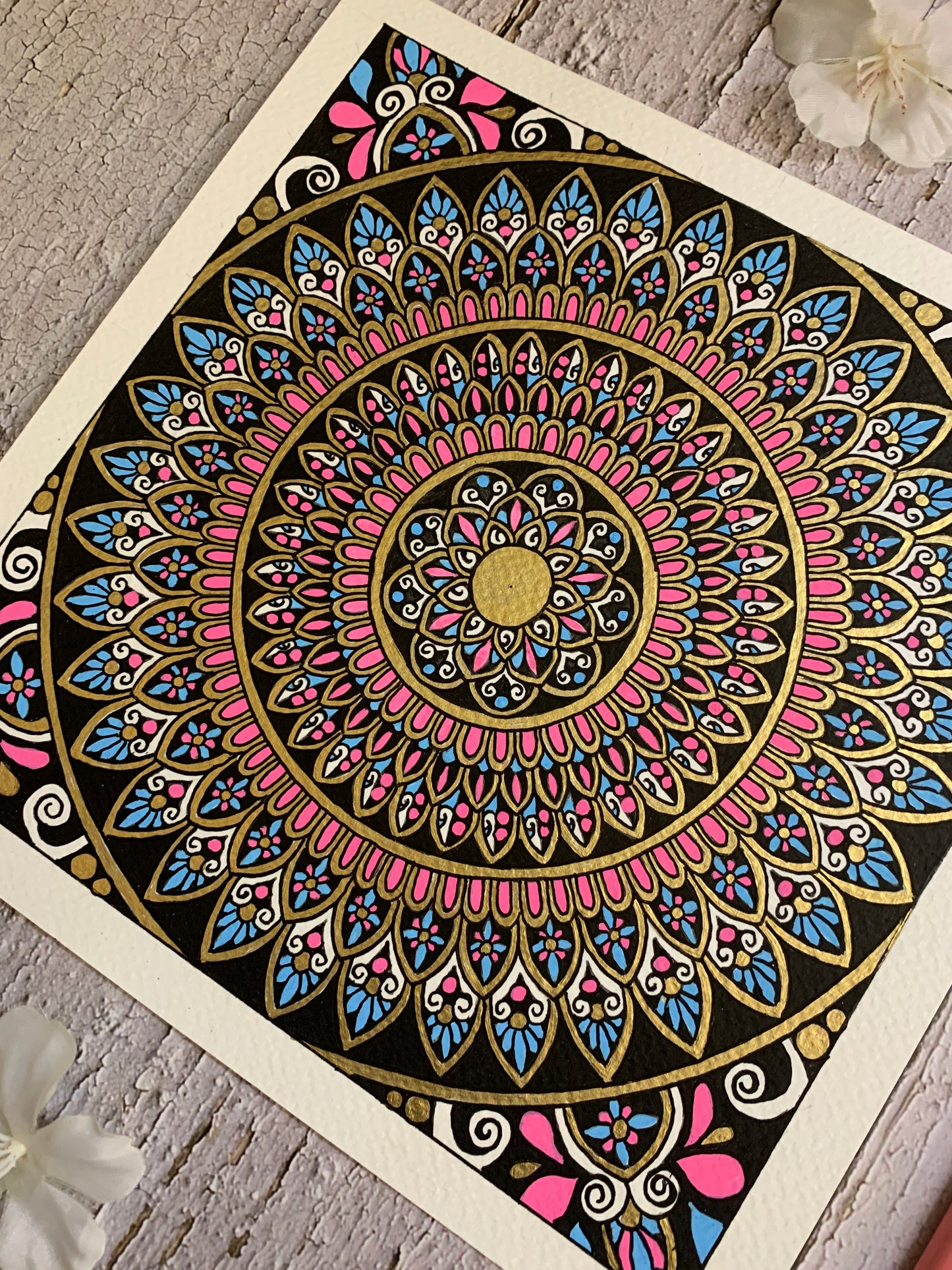 Vasantha Pink Mandala